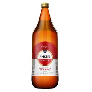 Cerveza Amstel 100% Malta Botella 1 L.