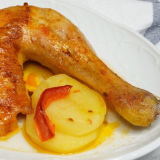 Menú Medio Pollo