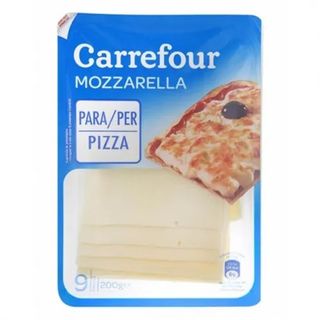Queso Mozarella en Lonchas Carrefour 200 Gr.