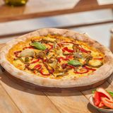 PIZZA NAPOLETANA CALABAZA E VERDURE