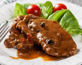 Cote de Porc au Poivre Vert