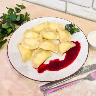 Pierogi z serem na słodko