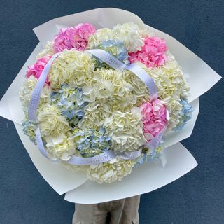 XL букет з гортензій «Хмаринка насолоди»