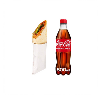 Tortilla s piletinom  & Coca-Cola 0.5 l