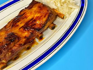 Ребро в медово-гірчичній глазурі (250/50g)