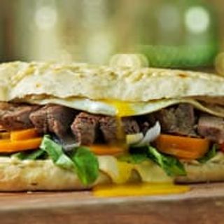 Sándwich de vacío a la Parrilla con chimichurri