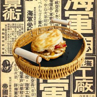 12 Mò con carne di pollo - piccante