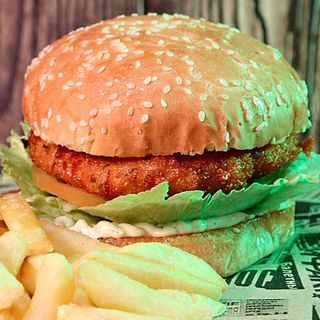 Chicken burger tradicional