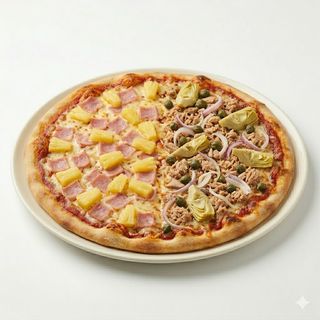 Pizza Mitad Y Mitad (Mediana)