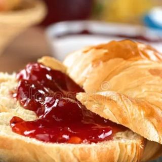 Croissant a la plancha