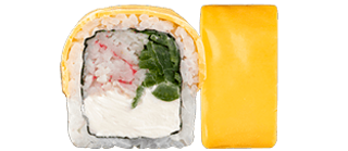 Рол Чедер з крабом Преміум (320г)