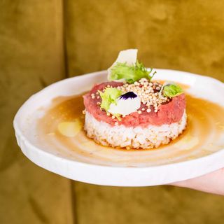 Tartare di chiraschi di tonno