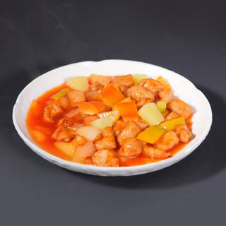 Maiale in salsa agrodolce