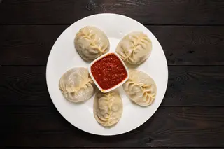 Манты с мясом (1 пор.)
