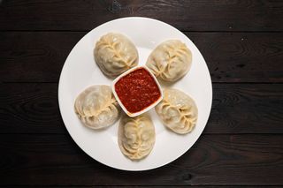 Манты с мясом (1 пор.)