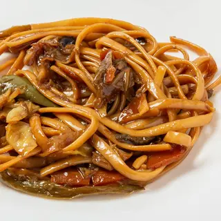 Tallarines con verduras (300 G. Aprox.)