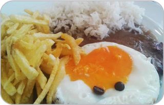 Bife da Vazia de Vitela com Ovo