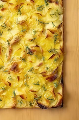 Gateau di patate e prosciutto cotto alla pala