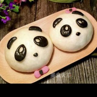 Pane a forma di panda 2pz