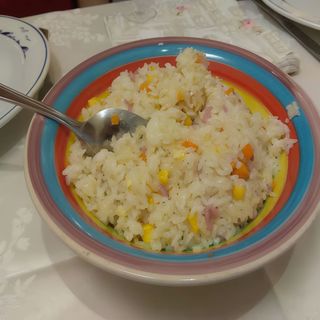 Arroz Frito Con Tres Delicias