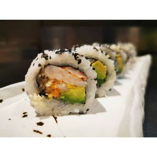 32. Spicy Gambas Crunch Roll (8 Pzs.)