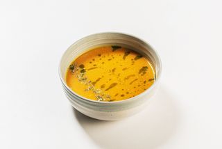 Тыквенно-имбирный крем суп