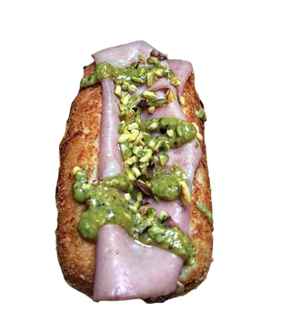 Crocchette con mortadella e pistacchio - 2 pezzi