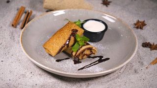 Блинчики с творогом (1 шт.)