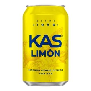 KAS Limón Refresco con gas sabor Limón Lata 330ml