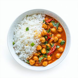 Kokosowa ciecierzyca tikka masala