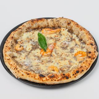 Pizza Gamberi Tartufo