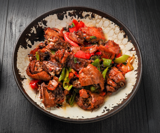 Жареная острая утка (650г)