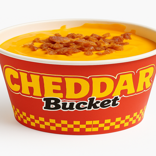 Secchiello di Cheddar Fuso e Bacon