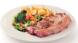 Entrecotte A La Plancha Con Guarnición