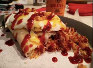 Crêpe de costilla BBQ Bourbon