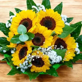 bouquet 5 Girasoli