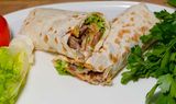 Doner wrapped in lavash