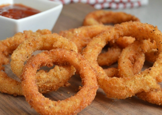 Ración de aros de cebolla 