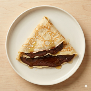 Crep con chocolate negro con Cointrau