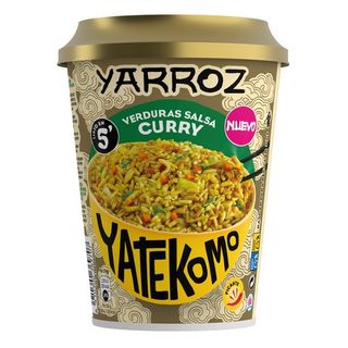 Yatekomo - Arroz con verduras y salsa curry - 82g