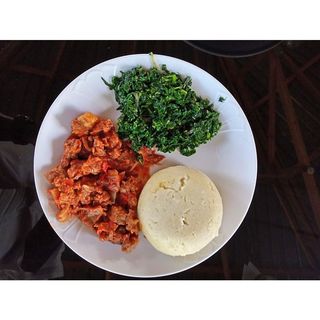 Beef 1/4 Wet Fry & Ugali