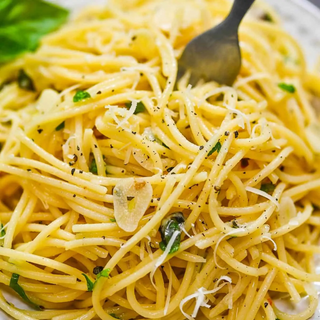 Garlicky Spaghetti