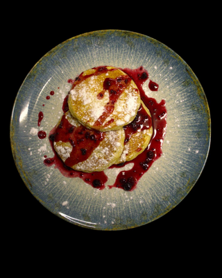 Pancakes cu fructe de pădure