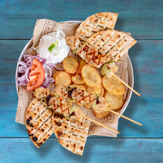 Portie mare souvlaki porc