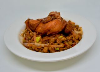 Poulet Avec Petit Pois