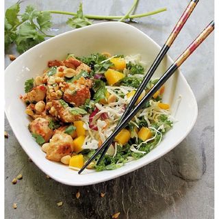 Mango & Peanut Asian Slaw Salad- Chicken