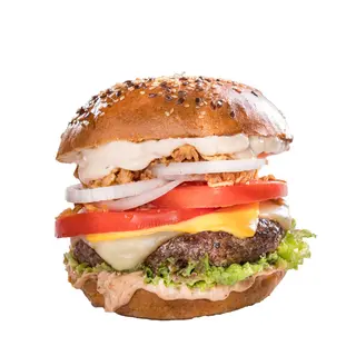 Cheese Burger Vită cu Cartofi Prăjiți