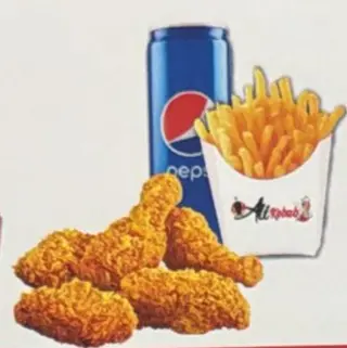 Menù box wing meal