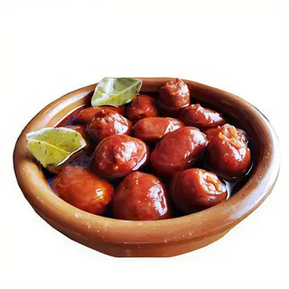 Chorizos a la sidra