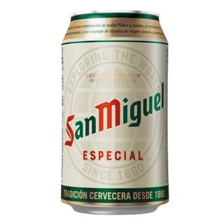 Cerveza San Miguel Especial Lager Lata 33 Cl.